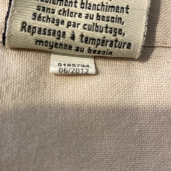 6 Vintage Pottery Barn Embroidered Fall Napkins 100% Cotton - Picture 6 of 7